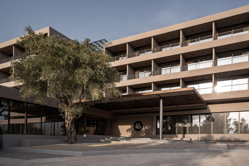 Een foto van de buitenkant van Cook's Club Corfu Hotel