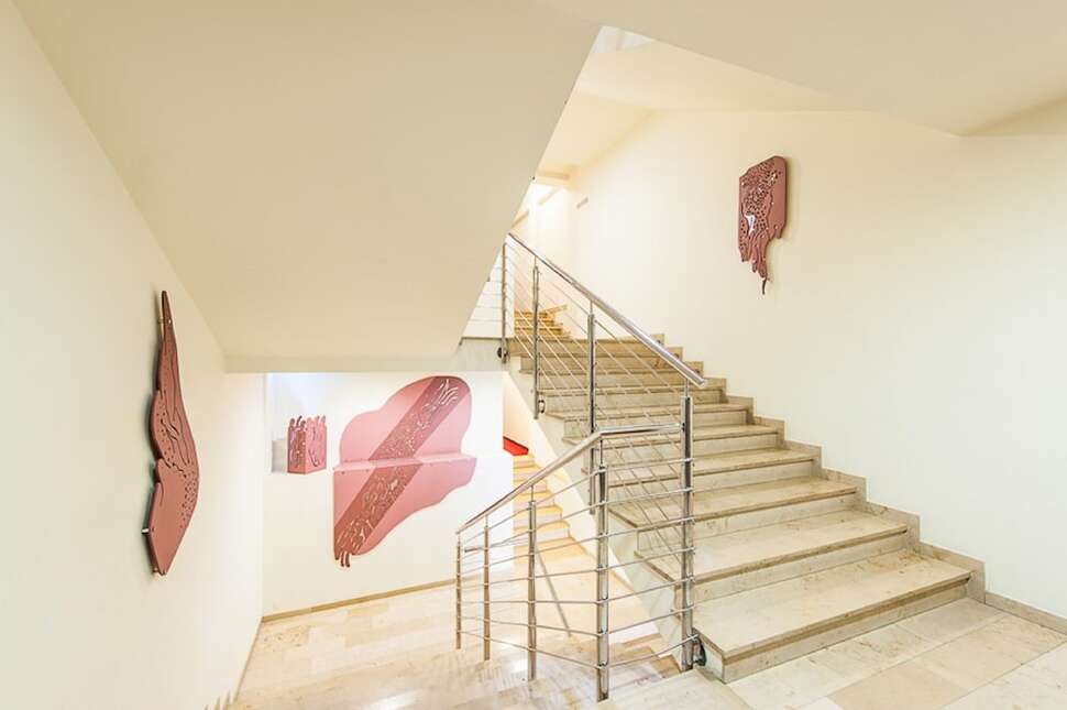 Een foto van het interieur van Hotel Alexander