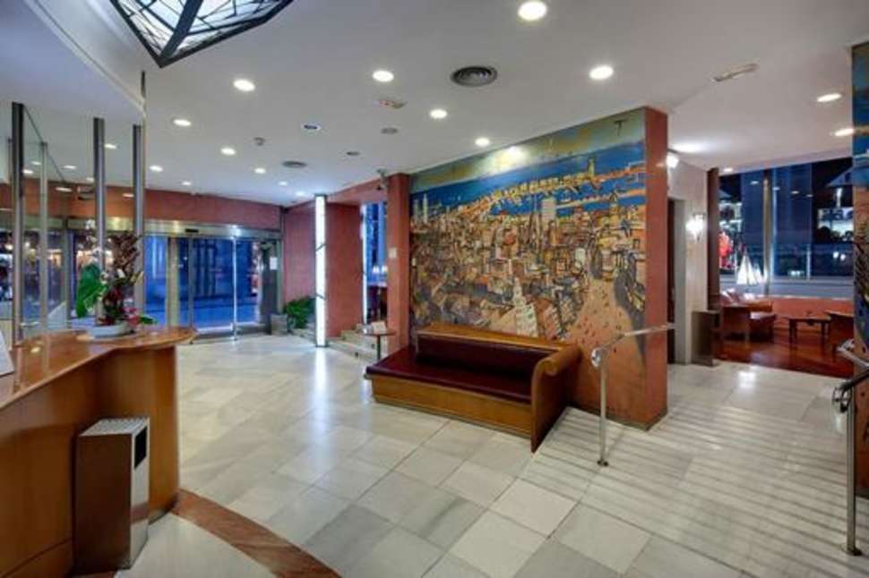 Een foto van het interieur van Hotel Rialto