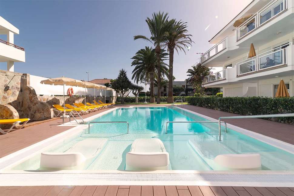Een foto van een overzicht van Appartementen Montemayor