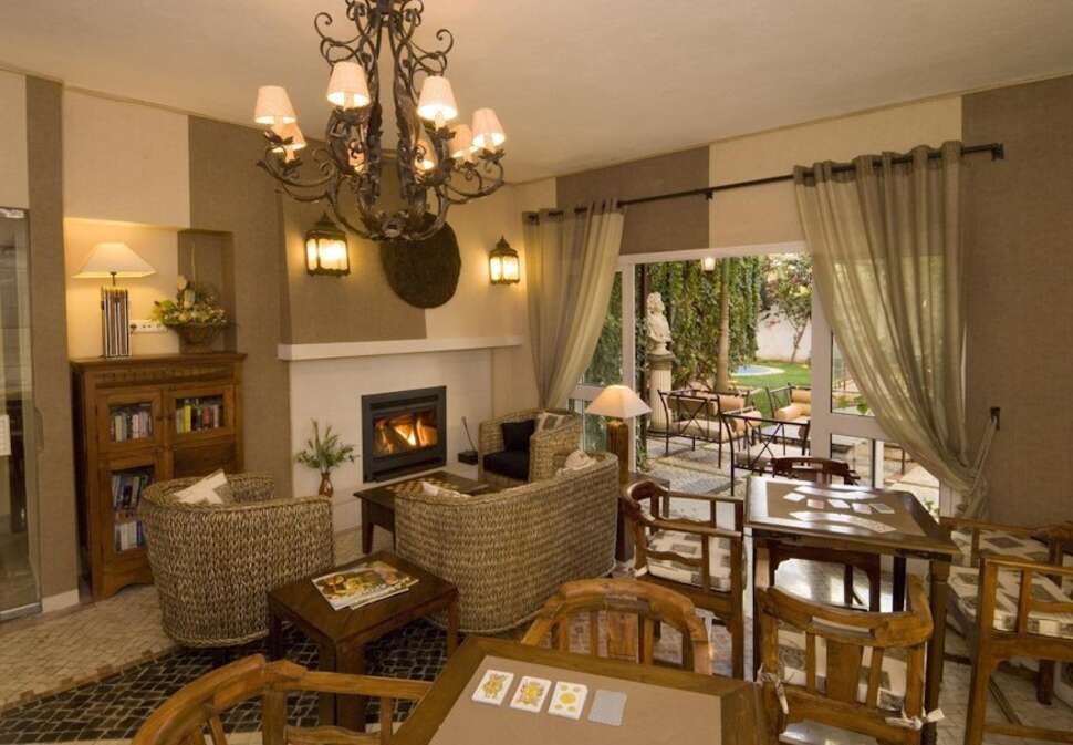 Een foto van het interieur van Hotel do Cerro