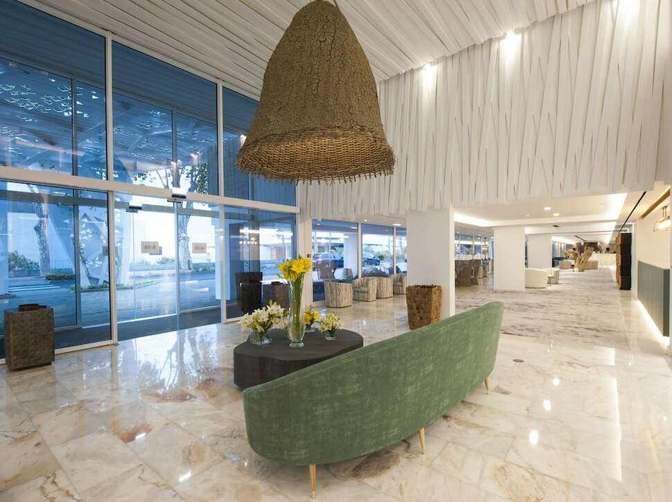 Een foto van het interieur van Alto Lido Hotel