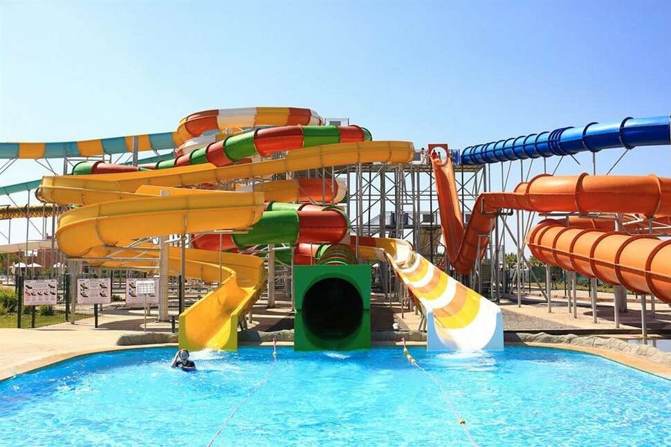 Een foto van het zwembad bij Aqua Mirage Marrakech