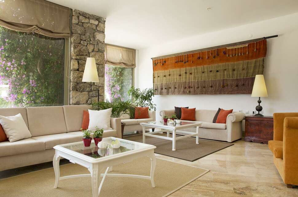 Een foto van het interieur van Hotel Marti La Perla