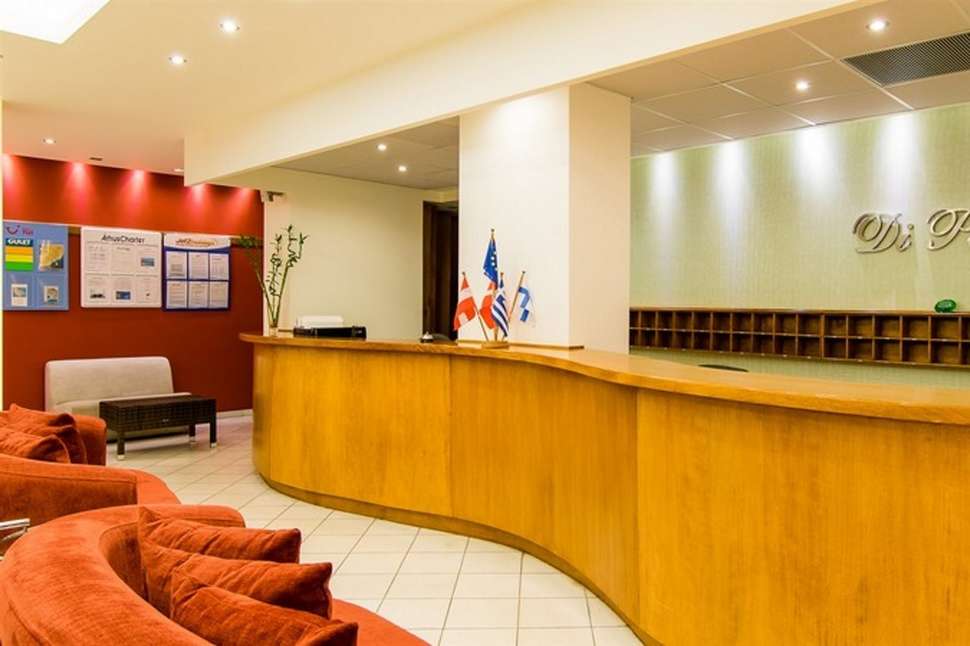 Een foto van het interieur van Di Palai Hotel