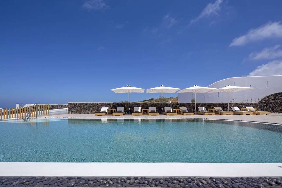 Een foto van het zwembad bij Elea Resort
