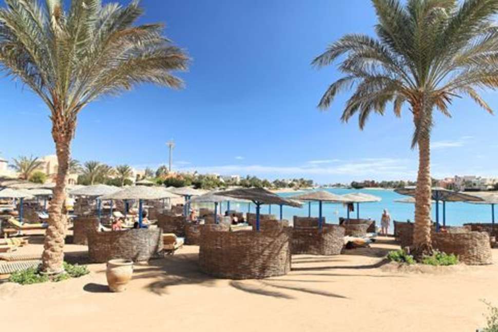 Een foto van het strand bij The Three Corners Rihana Inn