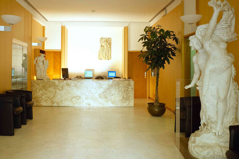 Een foto van het interieur van Hotel Palazzo Ognissanti