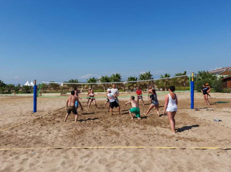 Ein Foto vom Strand beim Calimera Hane Garden