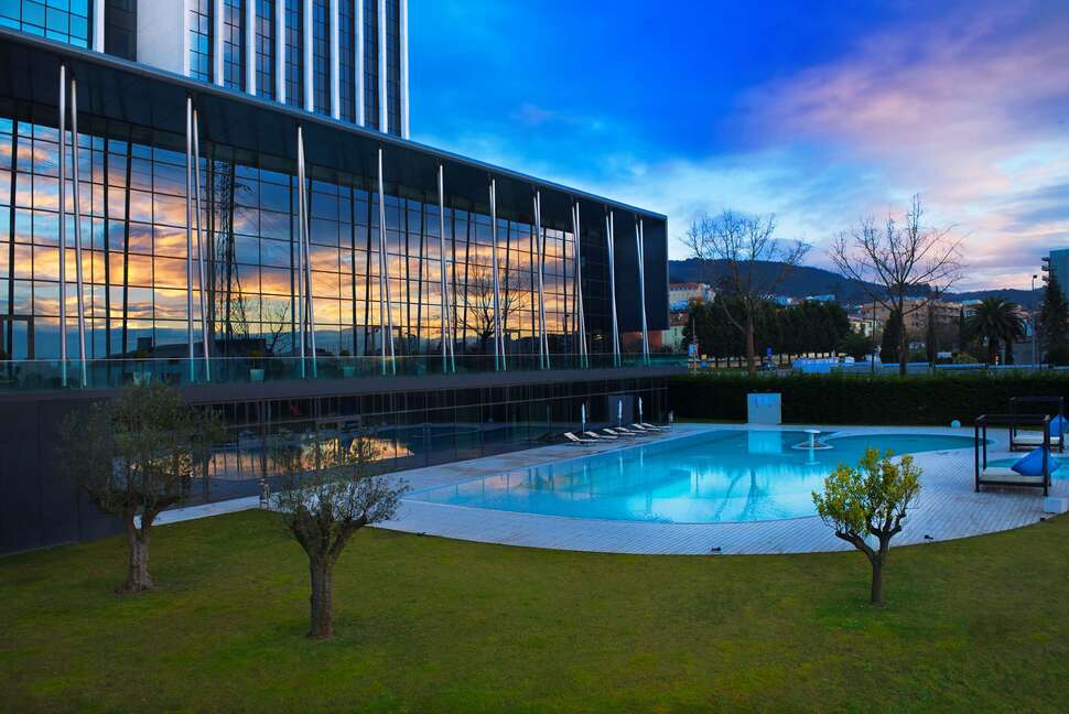 Ein Foto von einer Übersicht des Melia Braga Hotel & Spa