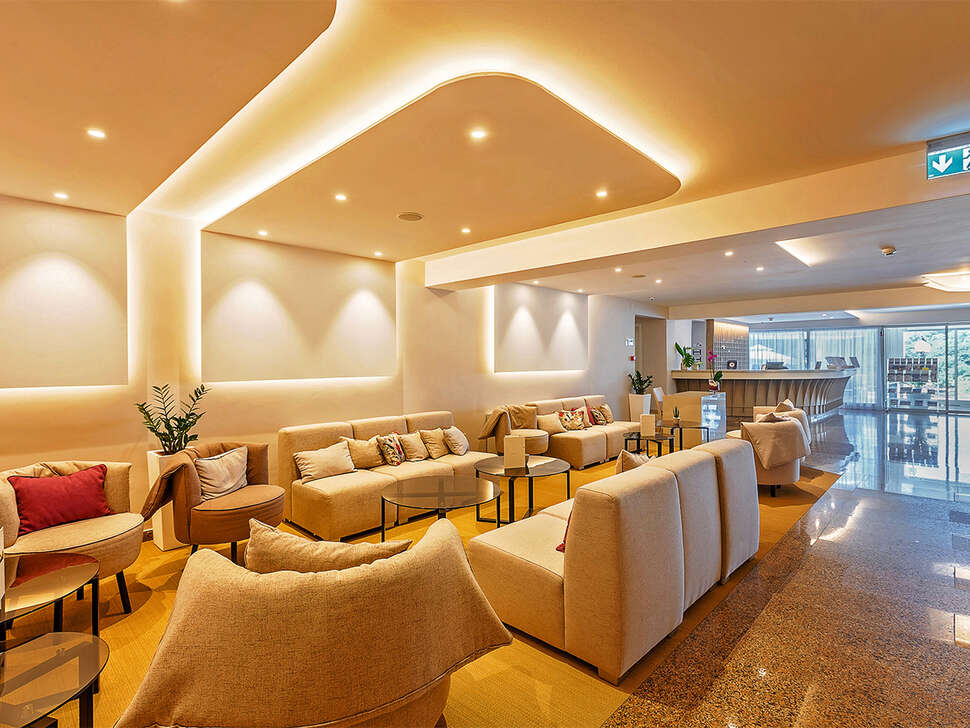 Een foto van het interieur van Hotel Zorna Plava Laguna