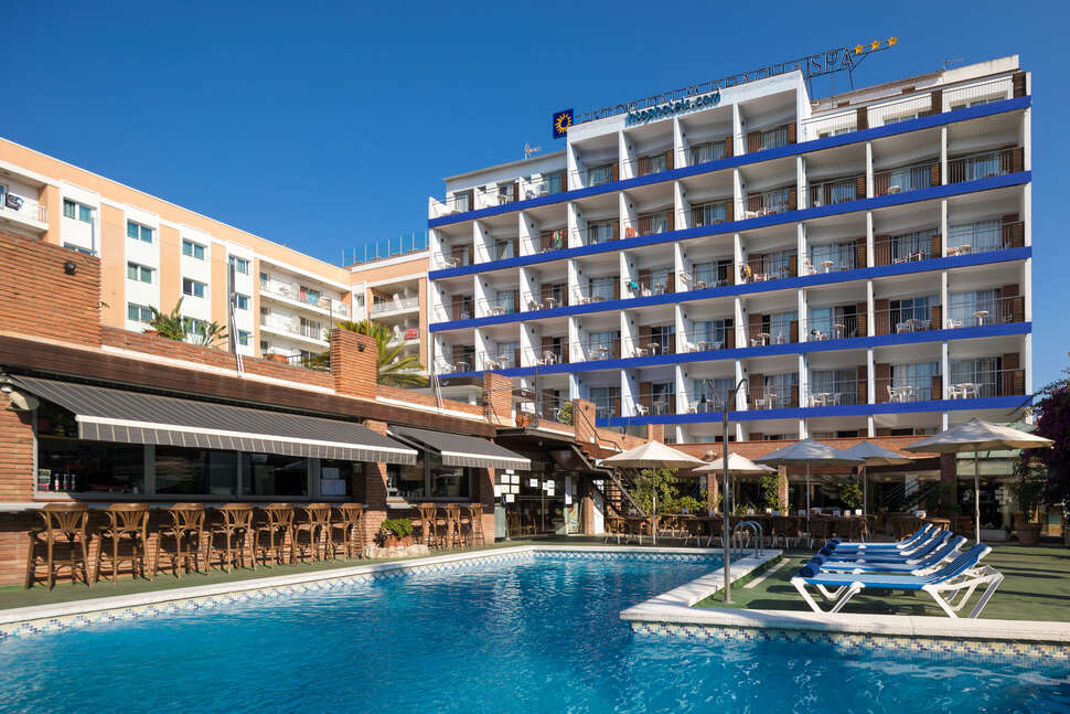 Ein Foto von einer Übersicht des H-Top Hotel Palm Beach