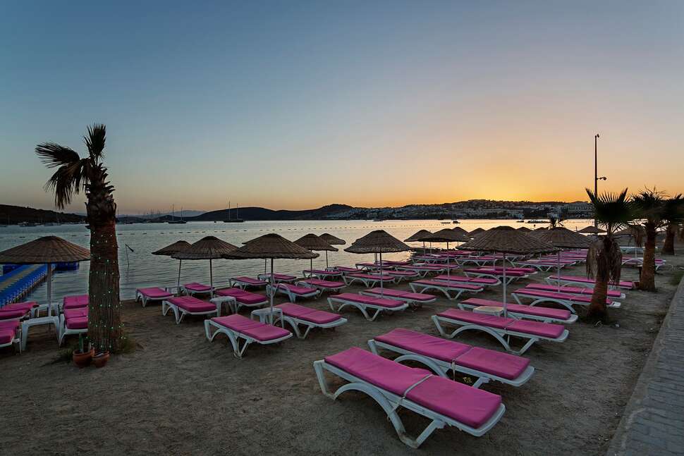 Een foto van het strand bij Ladonia Hotels Del Mare