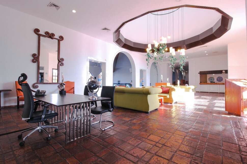 Een foto van het interieur van All Ritmo Cancun Resort & Waterpark