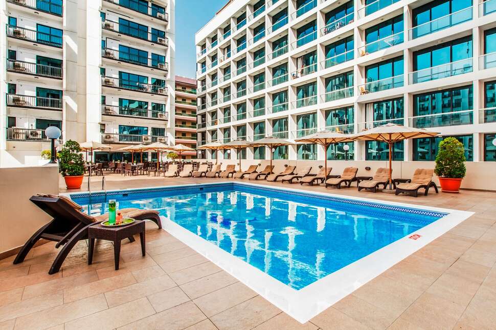 Een foto van een overzicht van Aparthotel Golden Sands