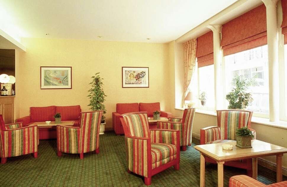 Een foto van het interieur van Hotel Residence du Pre