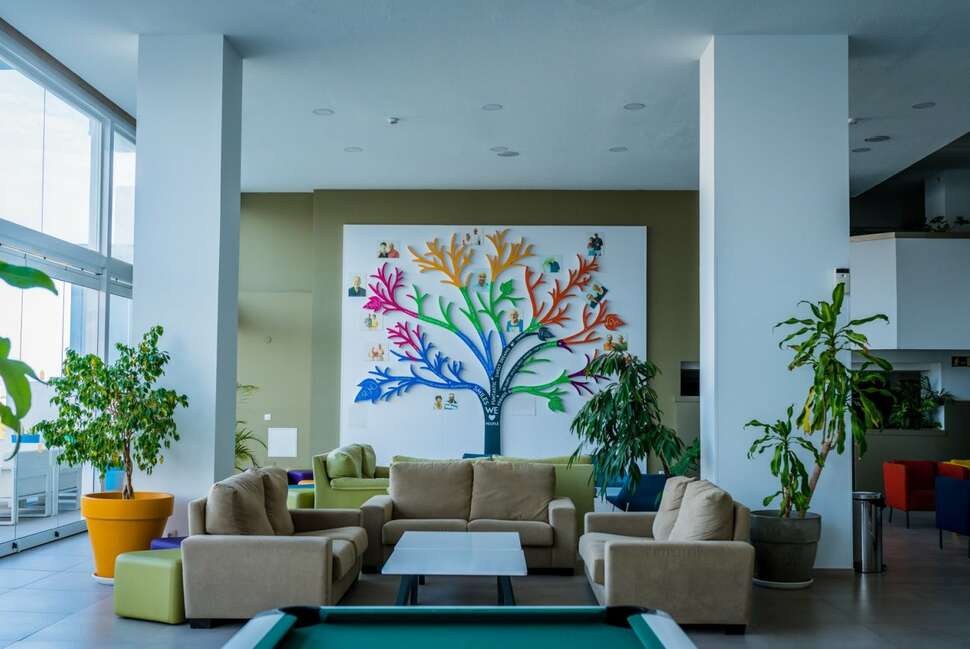 Een foto van het interieur van Paradise Park Fun Lifestyle Hotel