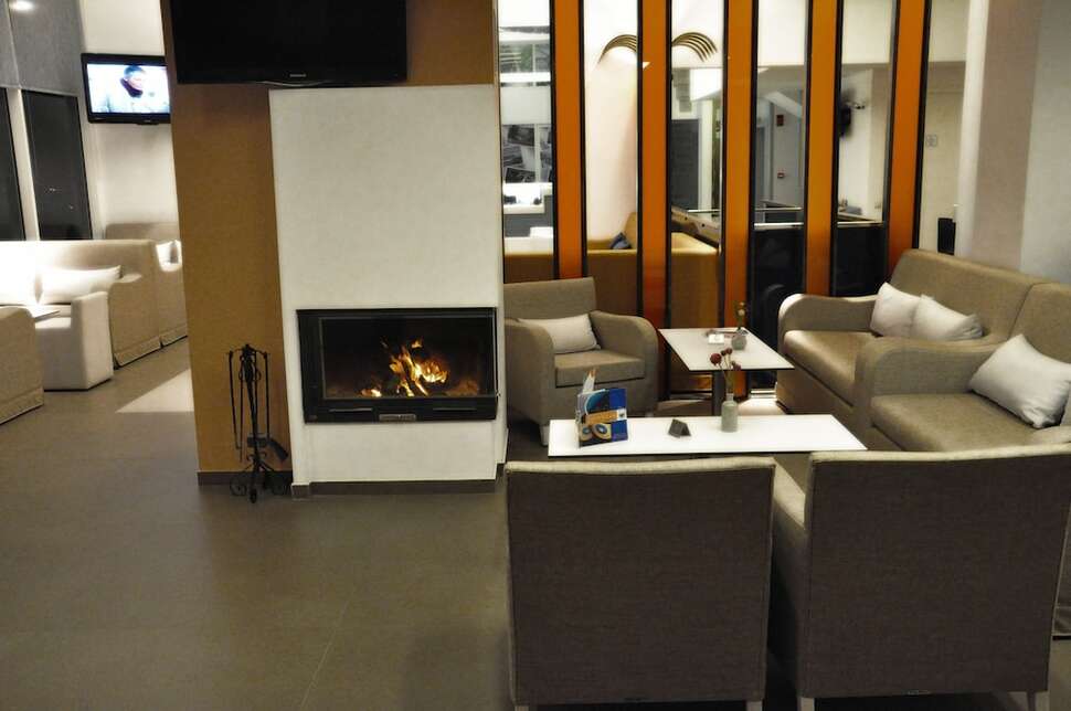 Een foto van het interieur van Hotel Astron