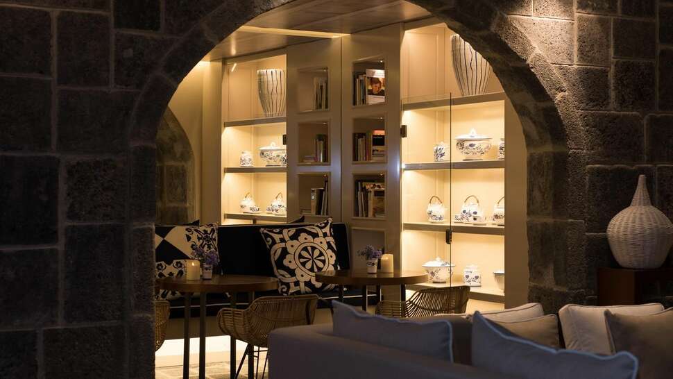 Een foto van het interieur van Casa Hintze Ribeiro