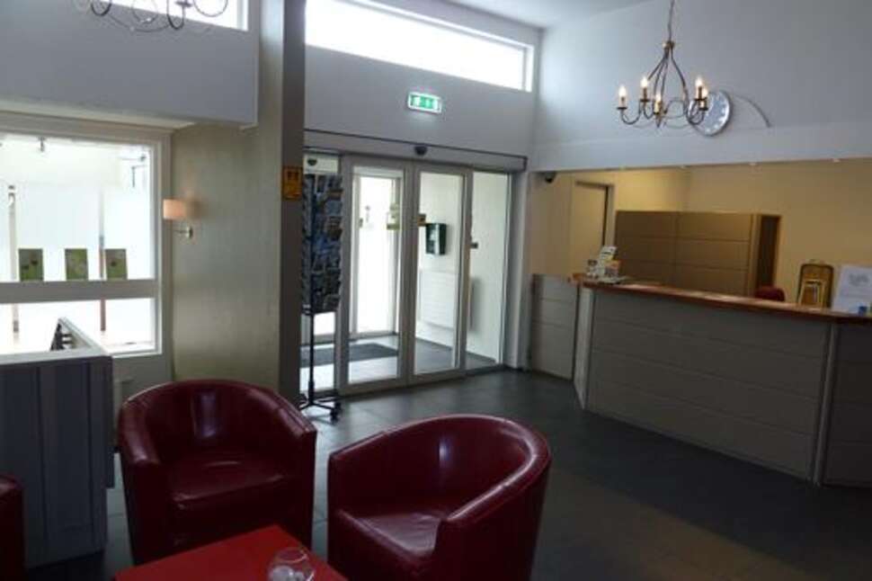 Een foto van het interieur van Fosshotel Lind