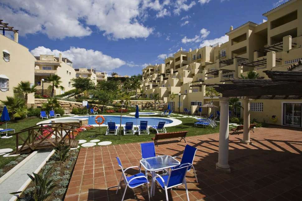 Een foto van het terras bij Colina del Paraiso