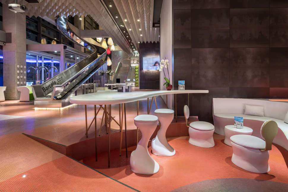 Een foto van het interieur van Barcelo Malaga