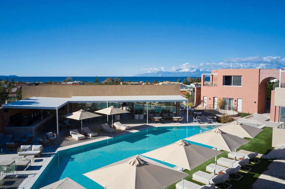 Een foto van het zwembad bij Lena Mare Boutique Hotel