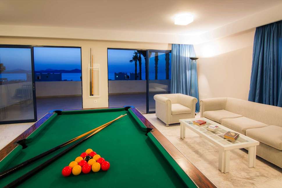 Ein Foto von den Einrichtungen im Aeolos Beach Hotel