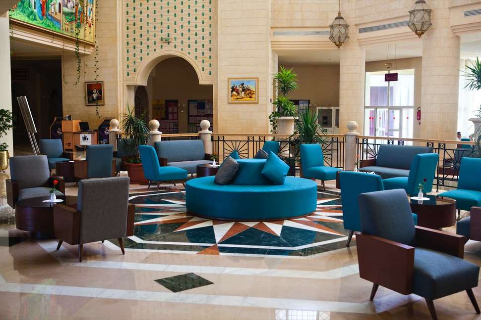 Een foto van het interieur van El Mouradi Hammamet Resort