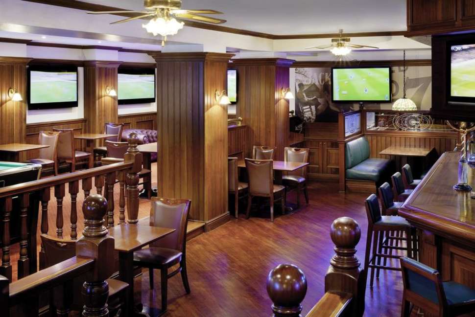 Ein Foto von den Einrichtungen im Mövenpick Hotel & Apartments Bur Dubai