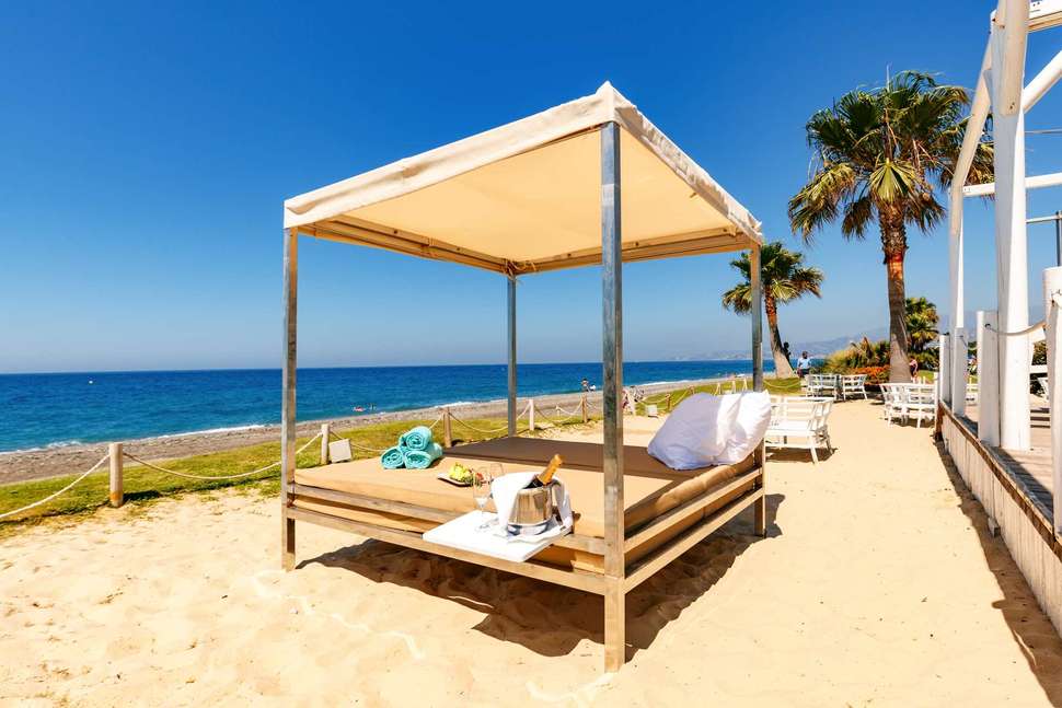 Ein Foto vom Strand beim Impressive Playa Granada Golf