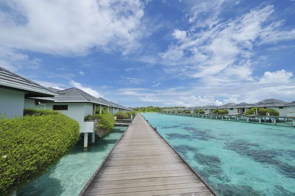 Een foto van het zwembad bij Villa Park Sun Island