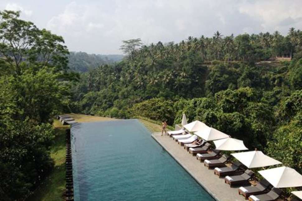 Ein Foto vom Pool im Alila Ubud