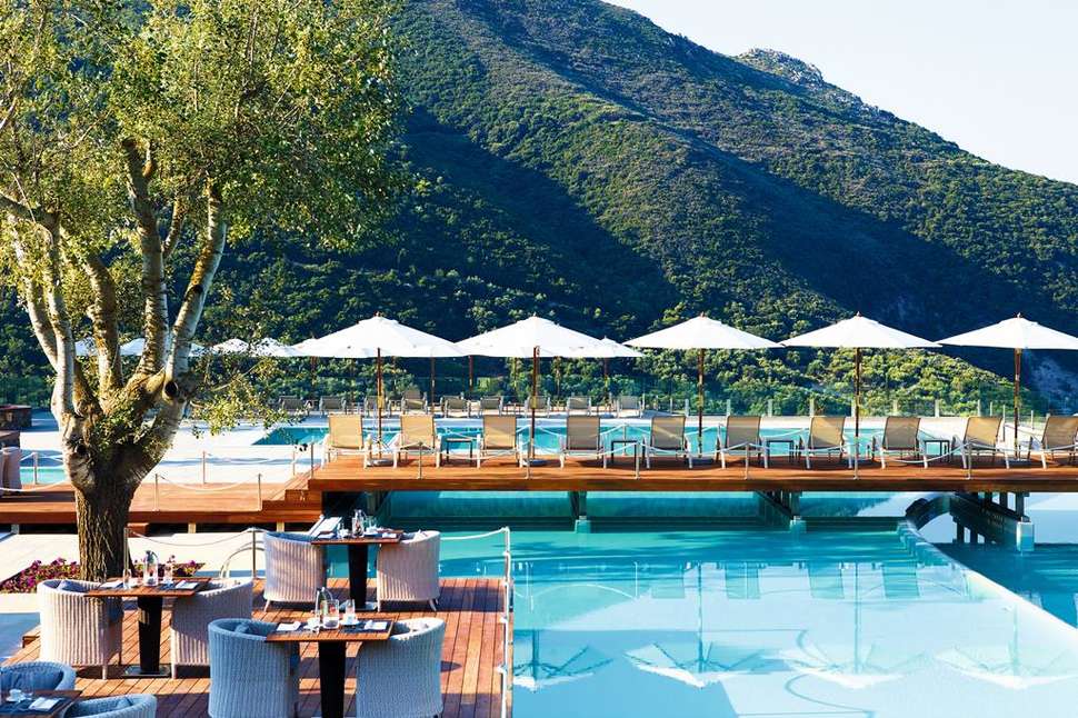 Een foto van het zwembad bij Atlantica Grand Mediterraneo-Resort & Spa