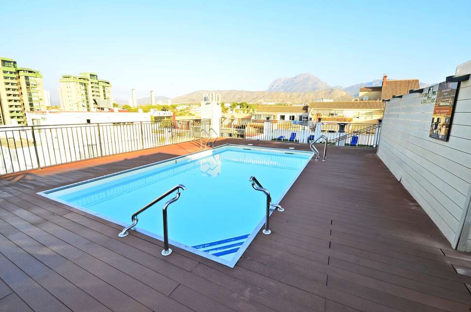 Ein Foto vom Pool im Hotel MH Sol y Sombra