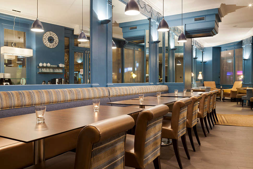 Een foto van het interieur van Hotel Appia la Fayette