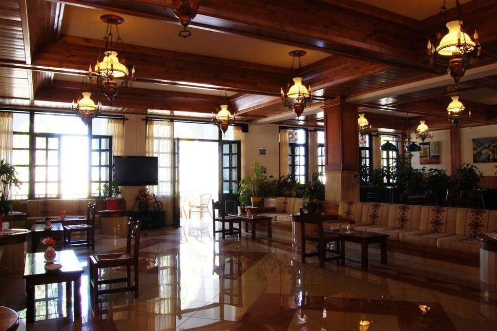 Een foto van het interieur van Hotel Palladium