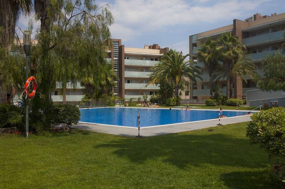 Een foto van het zwembad bij Appartementen Ibersol Spa Aqquaria