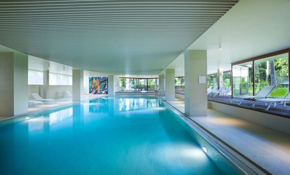 Ein Foto vom Pool im Hotel Eden