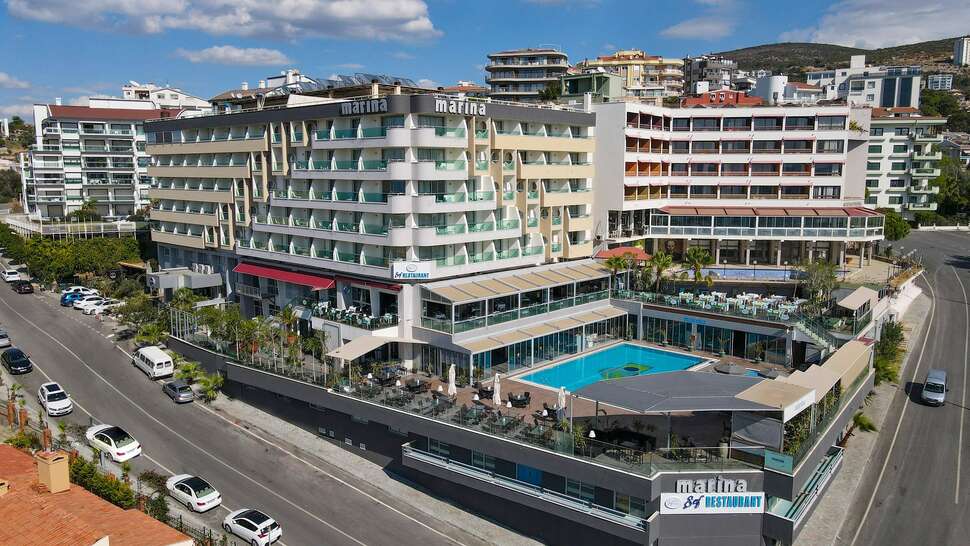 Ein Foto vom Pool im Elite World Kusadasi