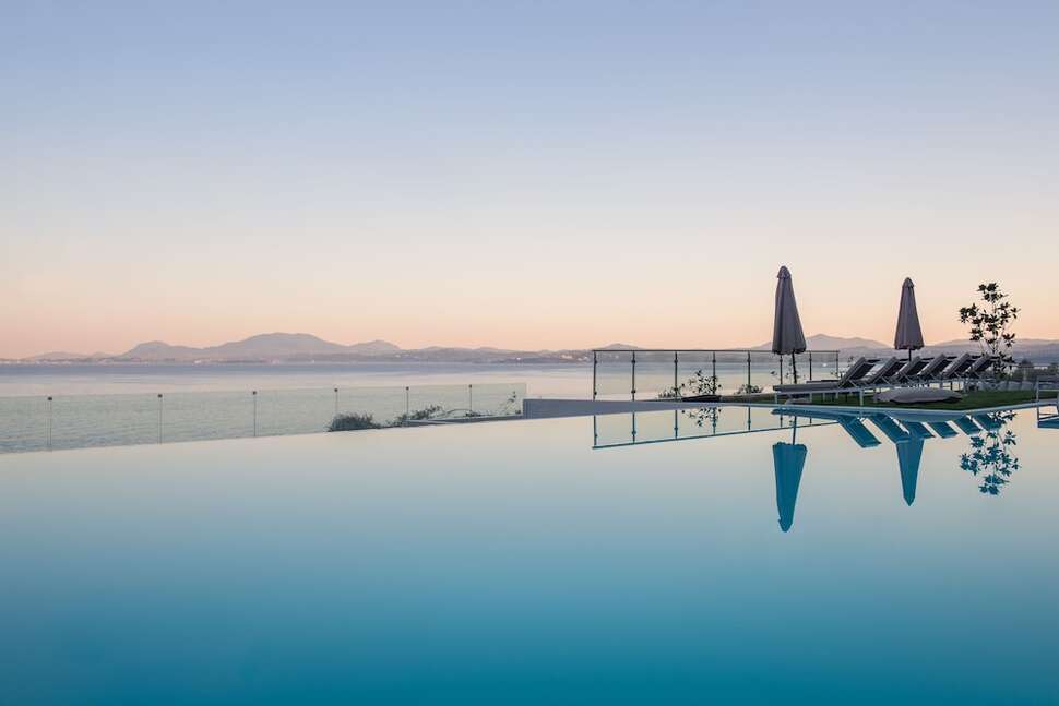 Ein Foto vom Pool im Golden Mare Barbati