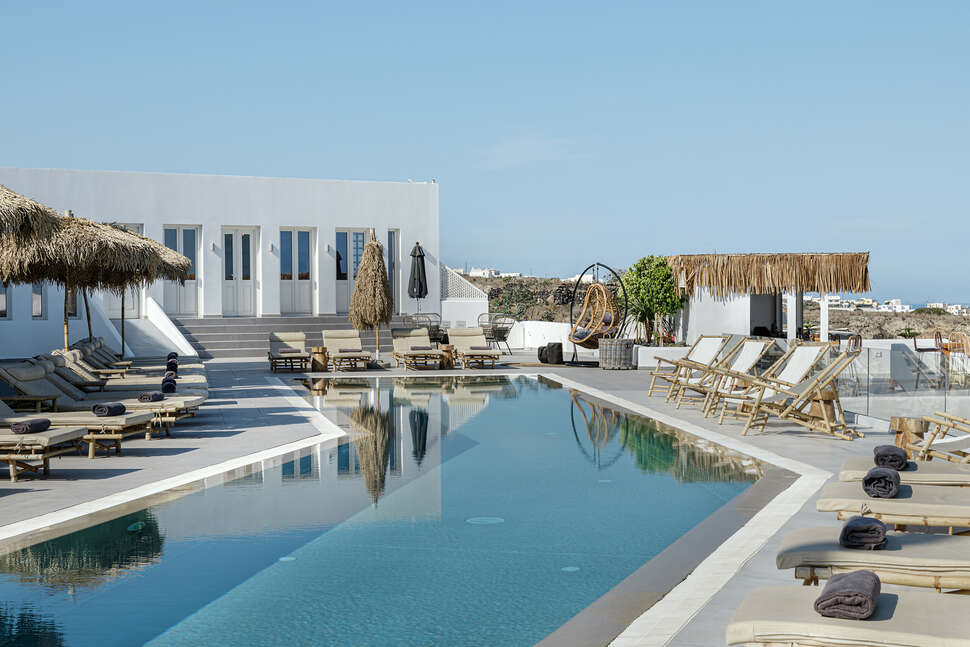 Een foto van het zwembad bij Secret View Hotel