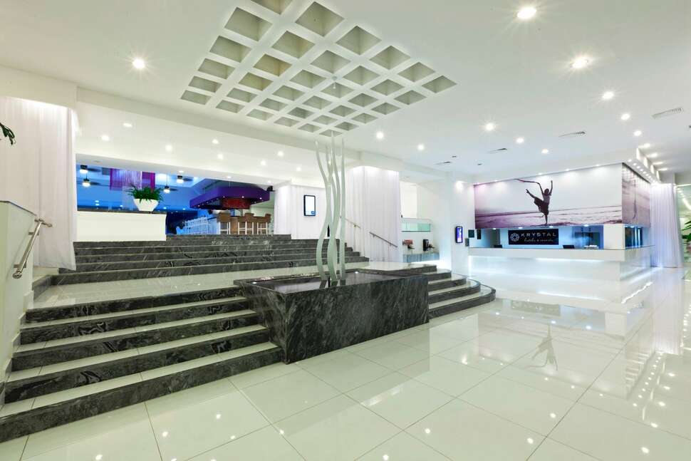 Een foto van het interieur van Krystal Cancun