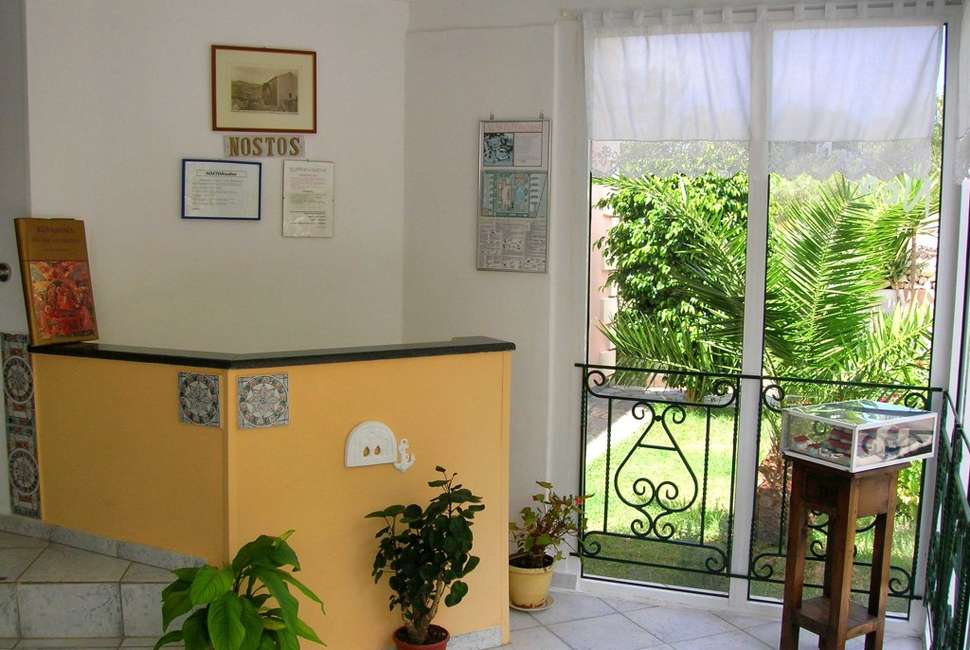 Ein Foto vom Innenbereich im Nostos Studios & Apartments