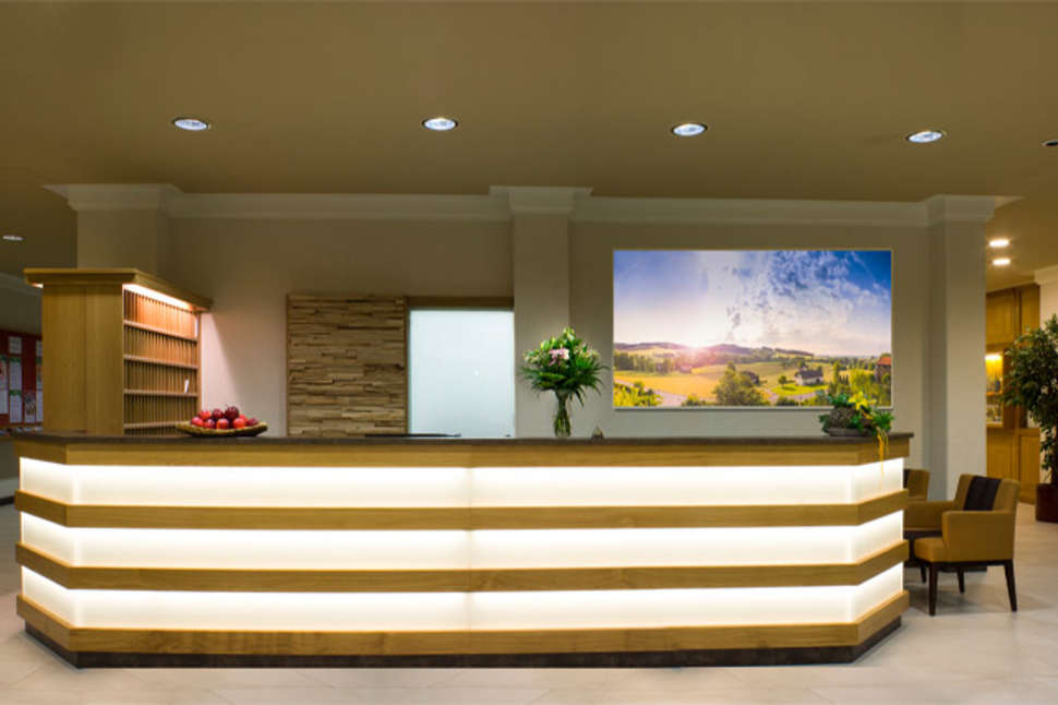 Een foto van het interieur van AktiVital Hotel