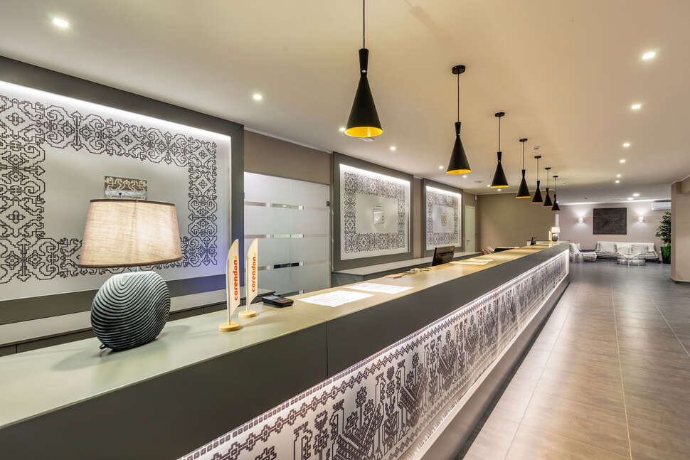 Een foto van het interieur van Castelsardo Resort Village