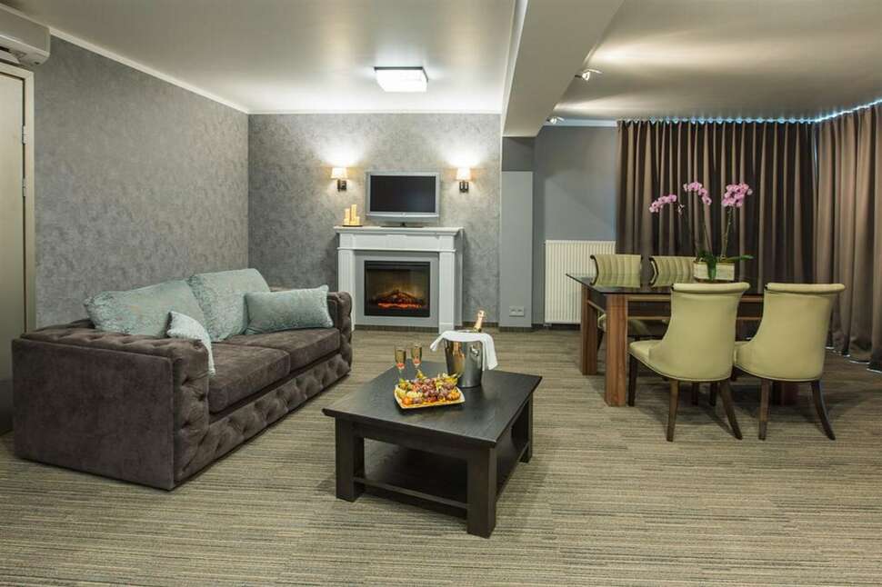 Een foto van het interieur van Bellevue Park Hotel