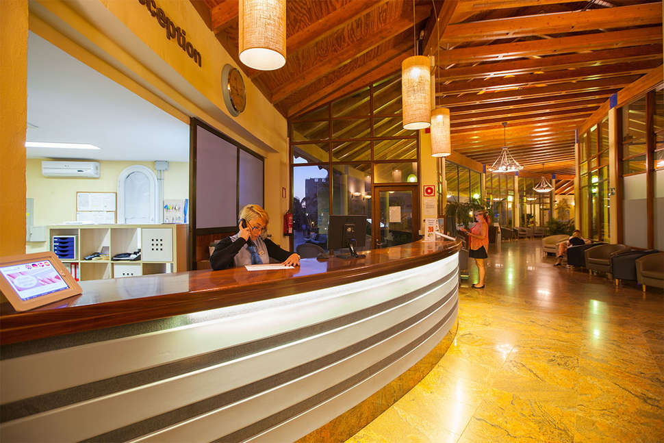 Een foto van het interieur van Sport Hotel Monte Feliz
