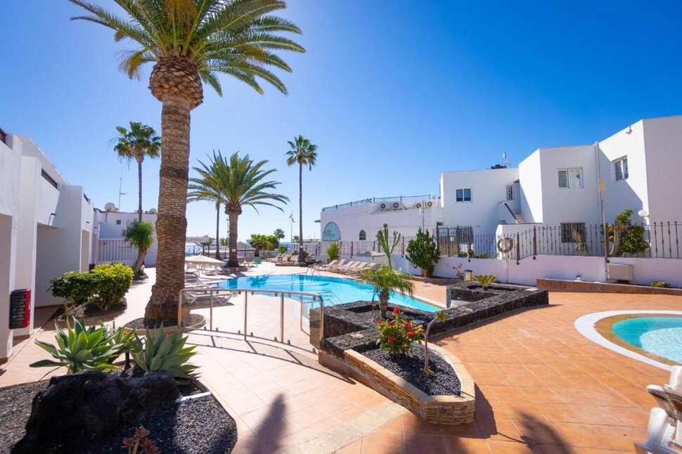 Ein Foto vom Pool im Apartments Flamingo