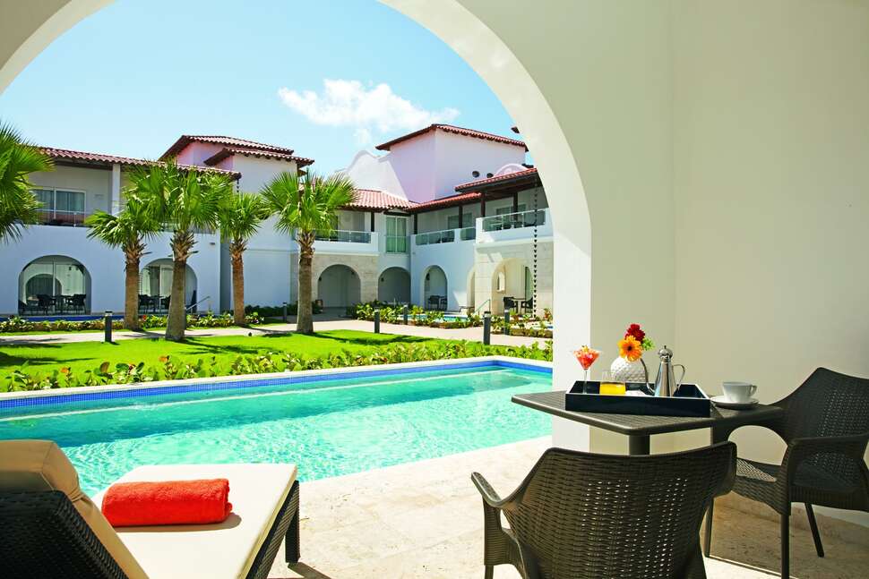 Een foto van het zwembad bij Dreams Dominicus La Romana
